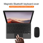 For Microsoft Surface Pro 4 / 5 / 6 / 7 Keyboard Magnetic Rechargeable Bluetooth-compatible Keyboard (Without Backlit)