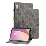 PU Leather Case for Lenovo Tab M9 TB-310FU Cute Tiger Pattern Tablet Protective Sleeve with Stand / Card Holder
