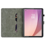 For Lenovo Tab M8 (4th Gen) 2024 TB-301XU / M8 (4th Gen) 2023 TB-300FU PU Leather Tablet Case Cute Tiger Pattern Stand Cover