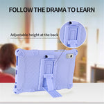 For Lenovo Tab M9 TB-310FU PC + Silicone Shock-Resistant Tablet Case Adjustable Kickstand Cover with Shoulder Strap