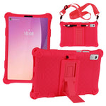 For Lenovo Tab M9 TB-310FU PC + Silicone Shock-Resistant Tablet Case Adjustable Kickstand Cover with Shoulder Strap