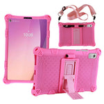 For Lenovo Tab M9 TB-310FU PC + Silicone Shock-Resistant Tablet Case Adjustable Kickstand Cover with Shoulder Strap