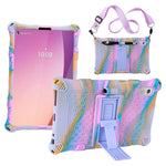 For Lenovo Tab M9 TB-310FU PC + Silicone Shock-Resistant Tablet Case Adjustable Kickstand Cover with Shoulder Strap