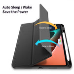 DUX DUCIS TOBY Series For Xiaomi Pad 6 / 6 Pro Tablet Case PU Leather Auto Wake  /  Sleep Tri-fold Stand Cover