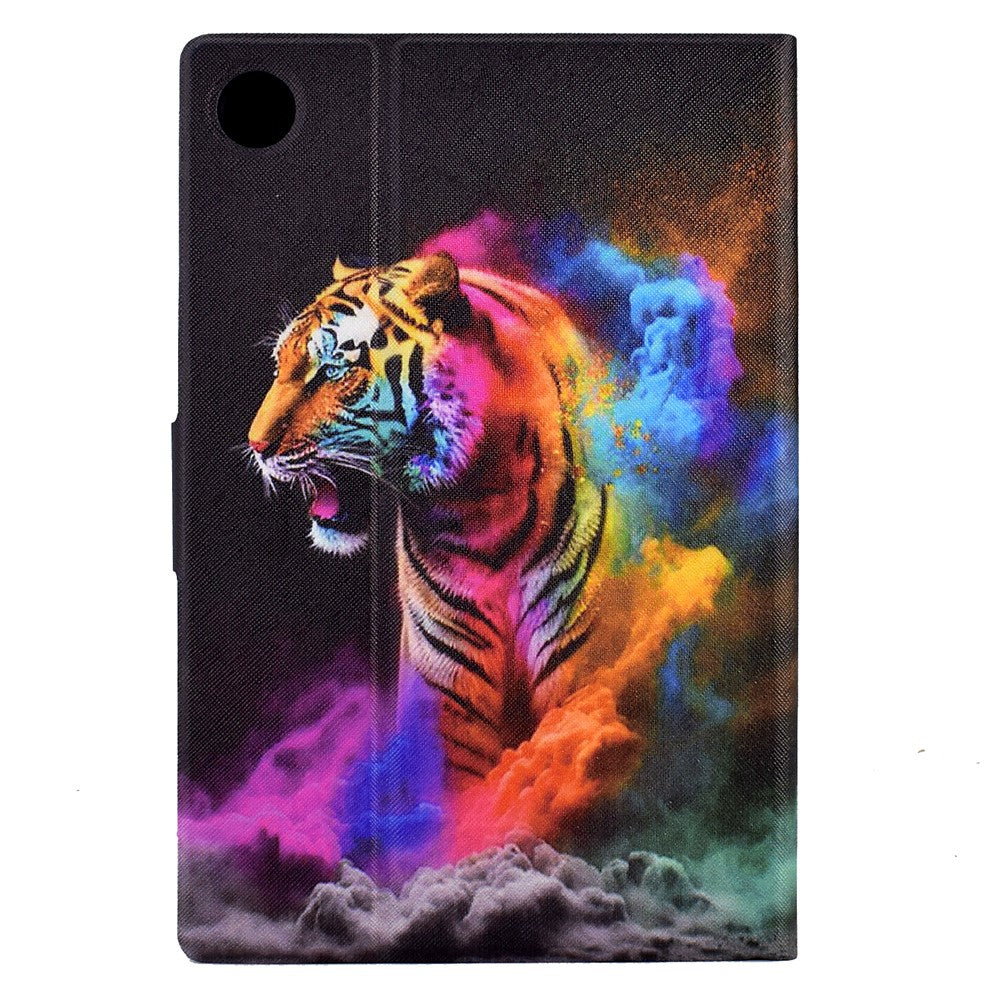 Protective Case for Lenovo Tab M10 (Gen 3) PU Leather Flip Cover Pattern Printed Tablet Stand Case with Card Slots