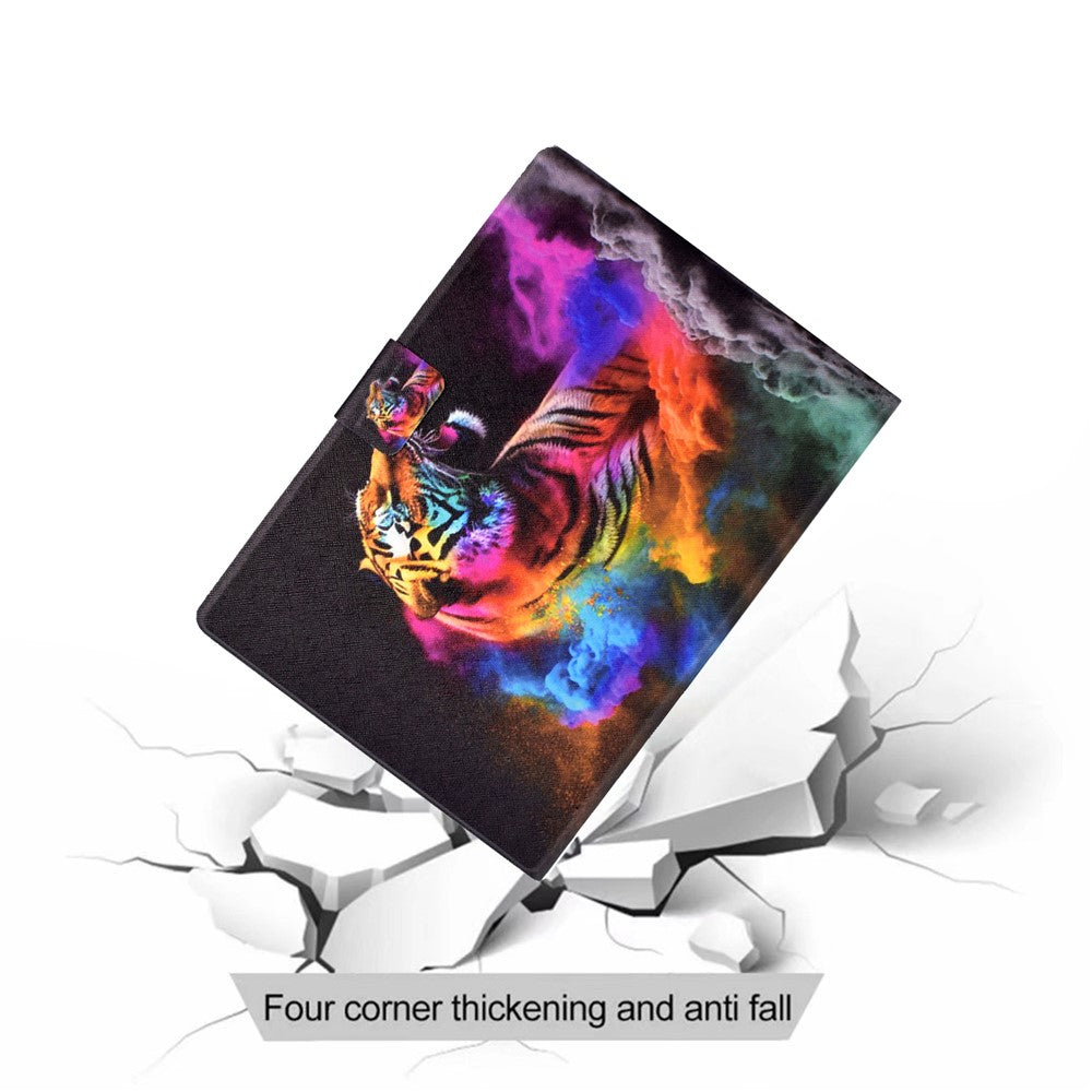 Protective Case for Lenovo Tab M10 (Gen 3) PU Leather Flip Cover Pattern Printed Tablet Stand Case with Card Slots