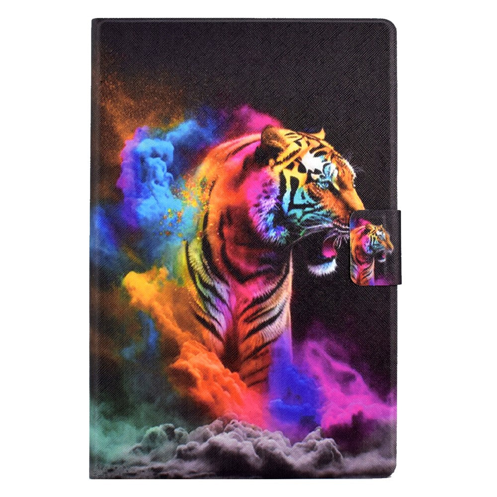 Protective Case for Lenovo Tab M10 (Gen 3) PU Leather Flip Cover Pattern Printed Tablet Stand Case with Card Slots