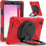 Tablet Case for Lenovo Tab M8 (4th Gen) 2024 TB-301XU / M8 (4th Gen) 2023 TB-300FU PC + Silicone Rotary Kickstand Cover