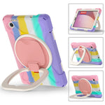 Tablet Case for Lenovo Tab M8 (4th Gen) 2024 TB-301XU / M8 (4th Gen) 2023 TB-300FU PC + Silicone Rotary Kickstand Cover