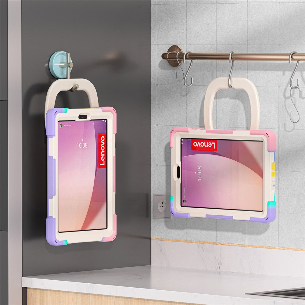 Tablet Case for Lenovo Tab M8 (4th Gen) 2024 TB-301XU / M8 (4th Gen) 2023 TB-300FU PC + Silicone Rotary Kickstand Cover