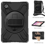 For Lenovo Tab M8 (4th Gen) 2024 TB-301XU / M8 (4th Gen) 2023 TB-300FU Case Kickstand Tablet Case PC+Silicone Cover with Strap