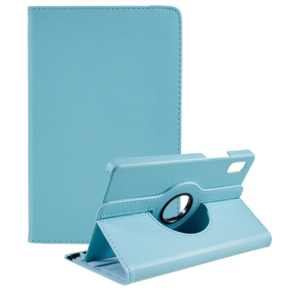 For Lenovo Tab M9 TB-310FU Protective Case 360-Degree Rotating PU Leather Cover with Elastic Band
