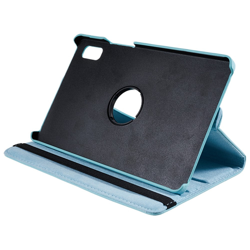 For Lenovo Tab M9 TB-310FU Protective Case 360-Degree Rotating PU Leather Cover with Elastic Band