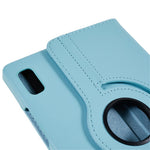 For Lenovo Tab M9 TB-310FU Protective Case 360-Degree Rotating PU Leather Cover with Elastic Band