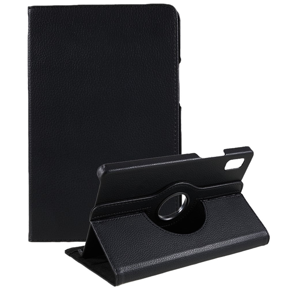 For Lenovo Tab M9 TB-310FU Protective Case 360-Degree Rotating PU Leather Cover with Elastic Band