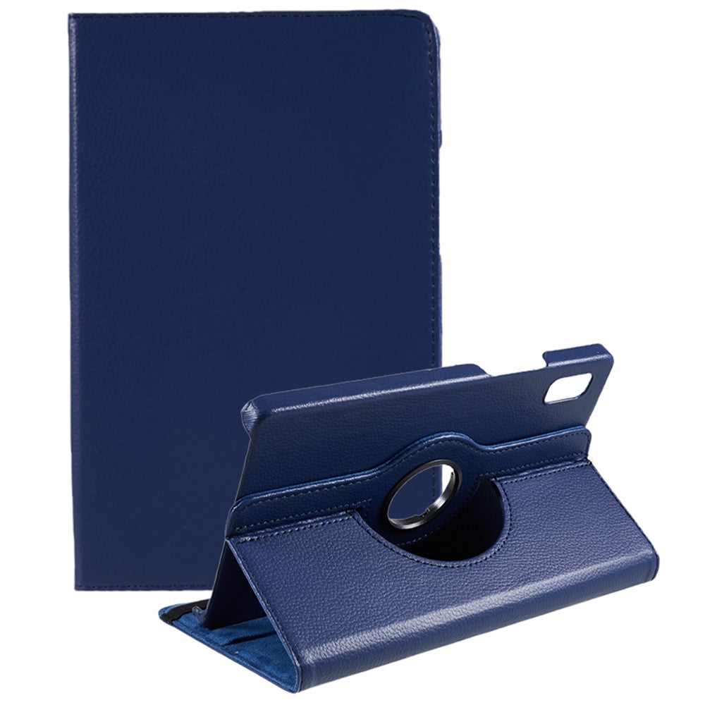 For Lenovo Tab M9 TB-310FU Protective Case 360-Degree Rotating PU Leather Cover with Elastic Band