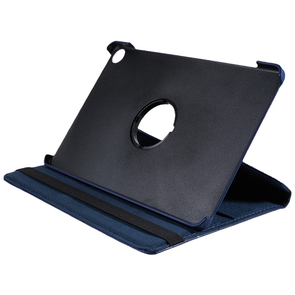 For Lenovo Tab M10 (Gen 3) TB-328FU PU Leather Case 360-Degree Rotating Cover with Elastic Band