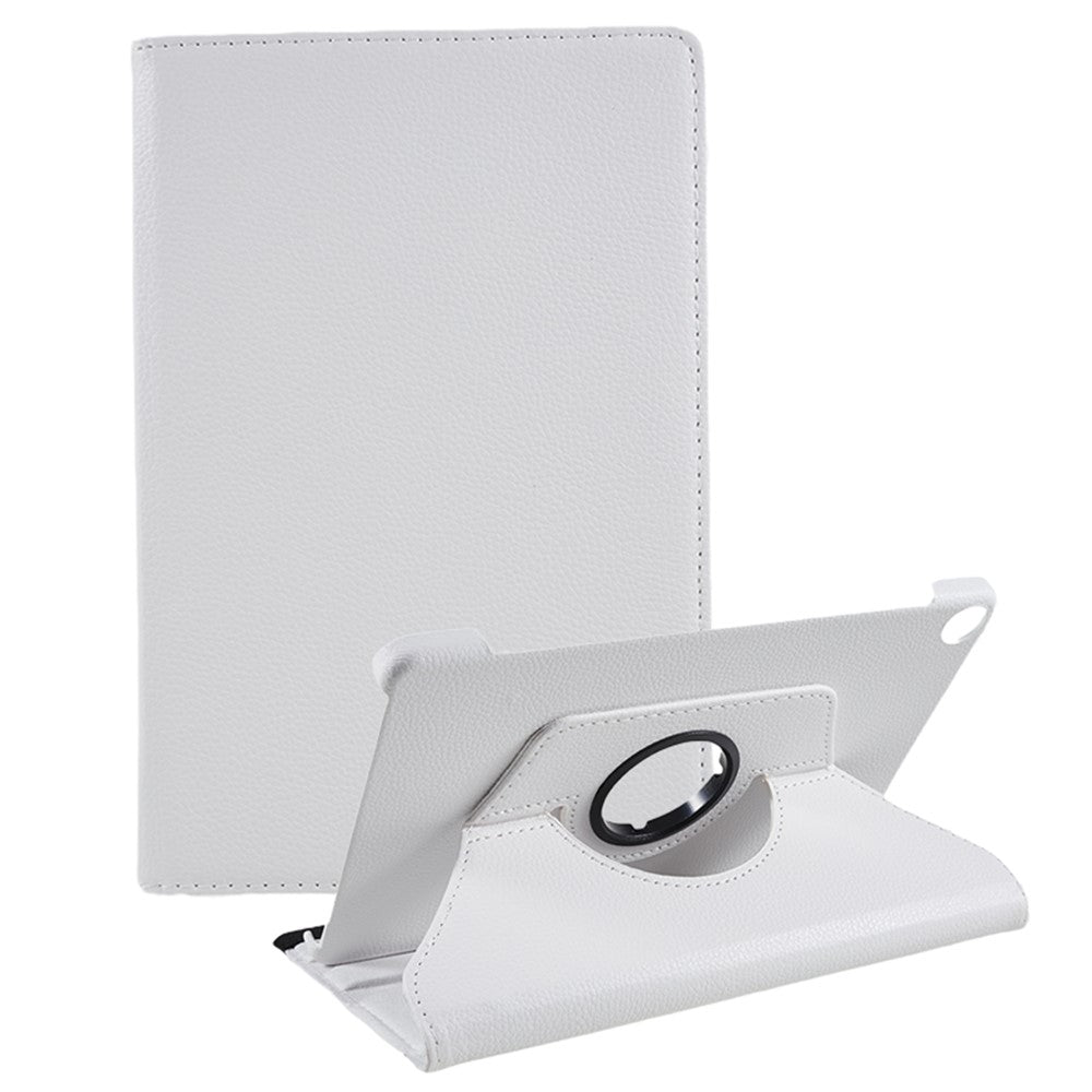 For Lenovo Tab M10 (Gen 3) TB-328FU PU Leather Case 360-Degree Rotating Cover with Elastic Band