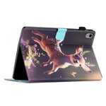 Anti-Drop Tablet Case for iPad (2025) / 10.9 (2022) PU Leather Folio Flip Cover Pattern Printing Shockproof Case