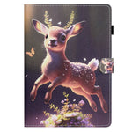 Anti-Drop Tablet Case for iPad (2025) / 10.9 (2022) PU Leather Folio Flip Cover Pattern Printing Shockproof Case