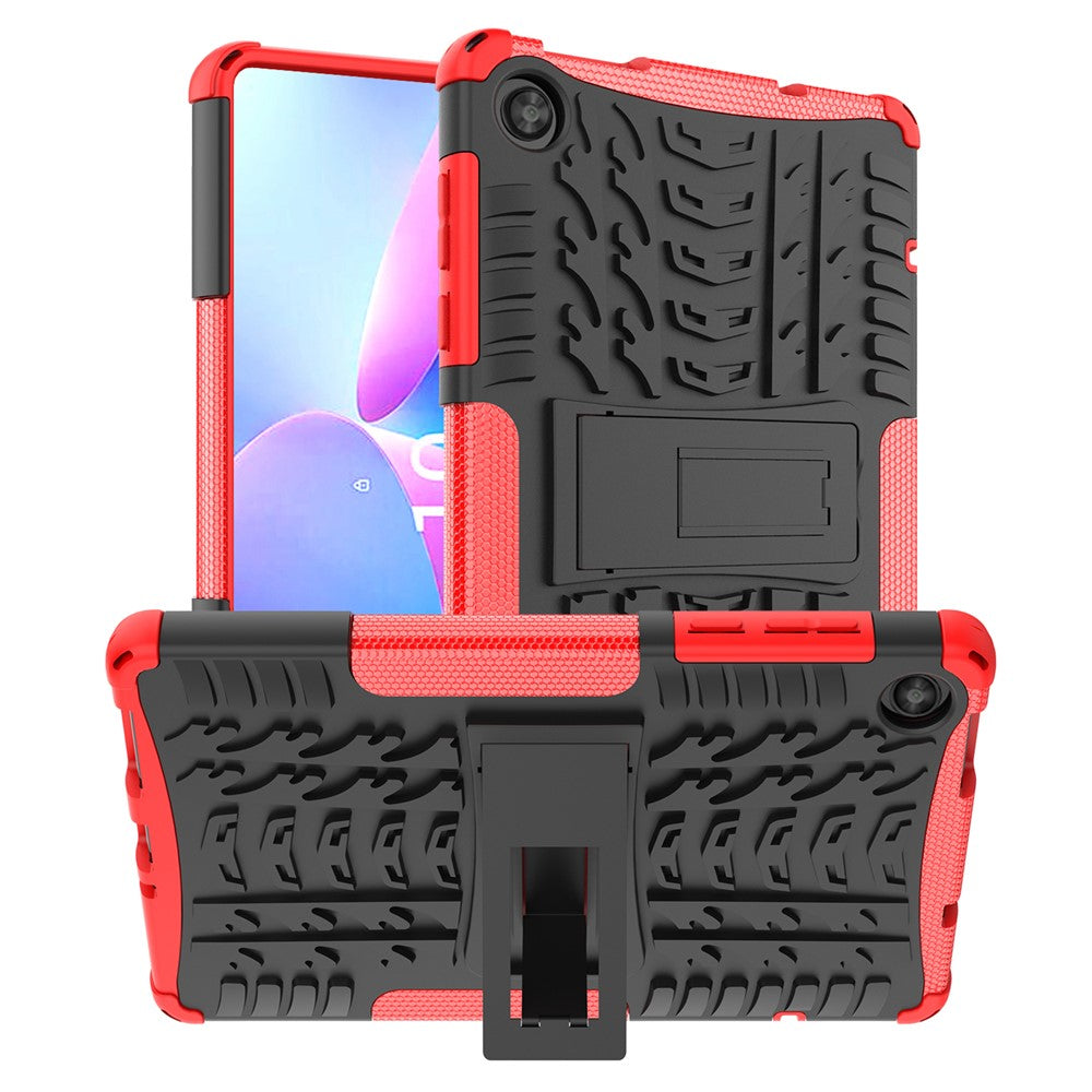 Lenovo Tab M8 (4:e generationen) 2024 TB-301XU / M8 (4:e generationen) 2023 TB-300FU Stativ Surfplatta Skal Däckstruktur TPU PC Skal