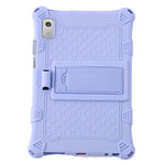 For Lenovo Tab M9 310FU Kickstand Tablet Silicone Case Retro Texture Anti-drop Tablet Cover