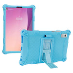 For Lenovo Tab M9 310FU Kickstand Tablet Silicone Case Retro Texture Anti-drop Tablet Cover