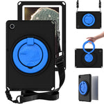 For Lenovo Tab M10 (Gen 3) Hand Grip Kickstand Tablet Case Anti-drop EVA+PC Tablet Cover