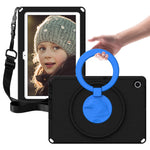 For Lenovo Tab M10 (Gen 3) Hand Grip Kickstand Tablet Case Anti-drop EVA+PC Tablet Cover