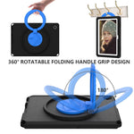 For Lenovo Tab M10 (Gen 3) Hand Grip Kickstand Tablet Case Anti-drop EVA+PC Tablet Cover