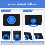 For Lenovo Tab M10 (Gen 3) Hand Grip Kickstand Tablet Case Anti-drop EVA+PC Tablet Cover