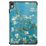 For Huawei MatePad 11 (2023) Trifold Stand Tablet Case PU Leather Pattern Cover with Auto Wake / Sleep