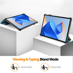 For Huawei MatePad 11 (2023) Trifold Stand Tablet Case PU Leather Pattern Cover with Auto Wake / Sleep