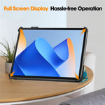 For Huawei MatePad 11 (2023) Trifold Stand Tablet Case PU Leather Pattern Cover with Auto Wake / Sleep
