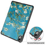 For Huawei MatePad 11 (2023) Trifold Stand Tablet Case PU Leather Pattern Cover with Auto Wake / Sleep