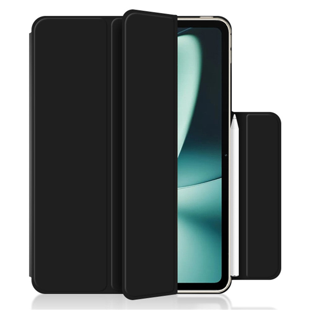 For OnePlus Pad PU Leather Tablet Case Magnetic Tri-fold Protective Cover with Stand
