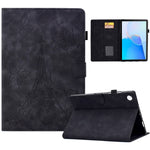 For Huawei MatePad SE 10.4-inch Protective Case Iron Tower Imprinted PU Leather Flip Stand Cover with Card Holder