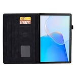 For Huawei MatePad SE 10.4-inch Protective Case Iron Tower Imprinted PU Leather Flip Stand Cover with Card Holder
