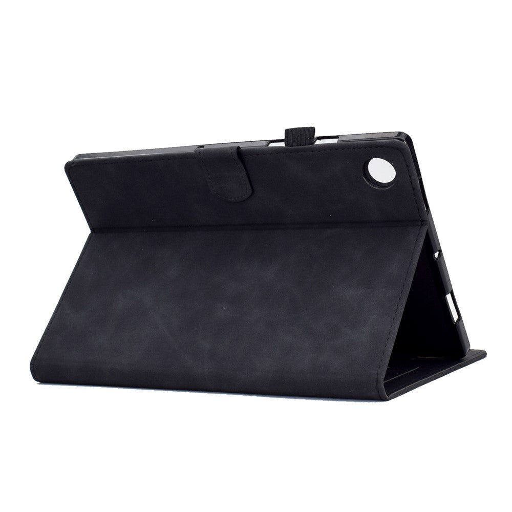 For Huawei MatePad SE 10.4-inch Protective Case Iron Tower Imprinted PU Leather Flip Stand Cover with Card Holder