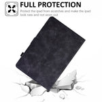 For Huawei MatePad SE 10.4-inch Protective Case Iron Tower Imprinted PU Leather Flip Stand Cover with Card Holder