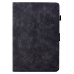For Huawei MatePad SE 10.4-inch Protective Case Iron Tower Imprinted PU Leather Flip Stand Cover with Card Holder