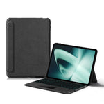 For OnePlus Pad Leather Case + Bluetooth-compatible Keyboard with Backlight Trackpad