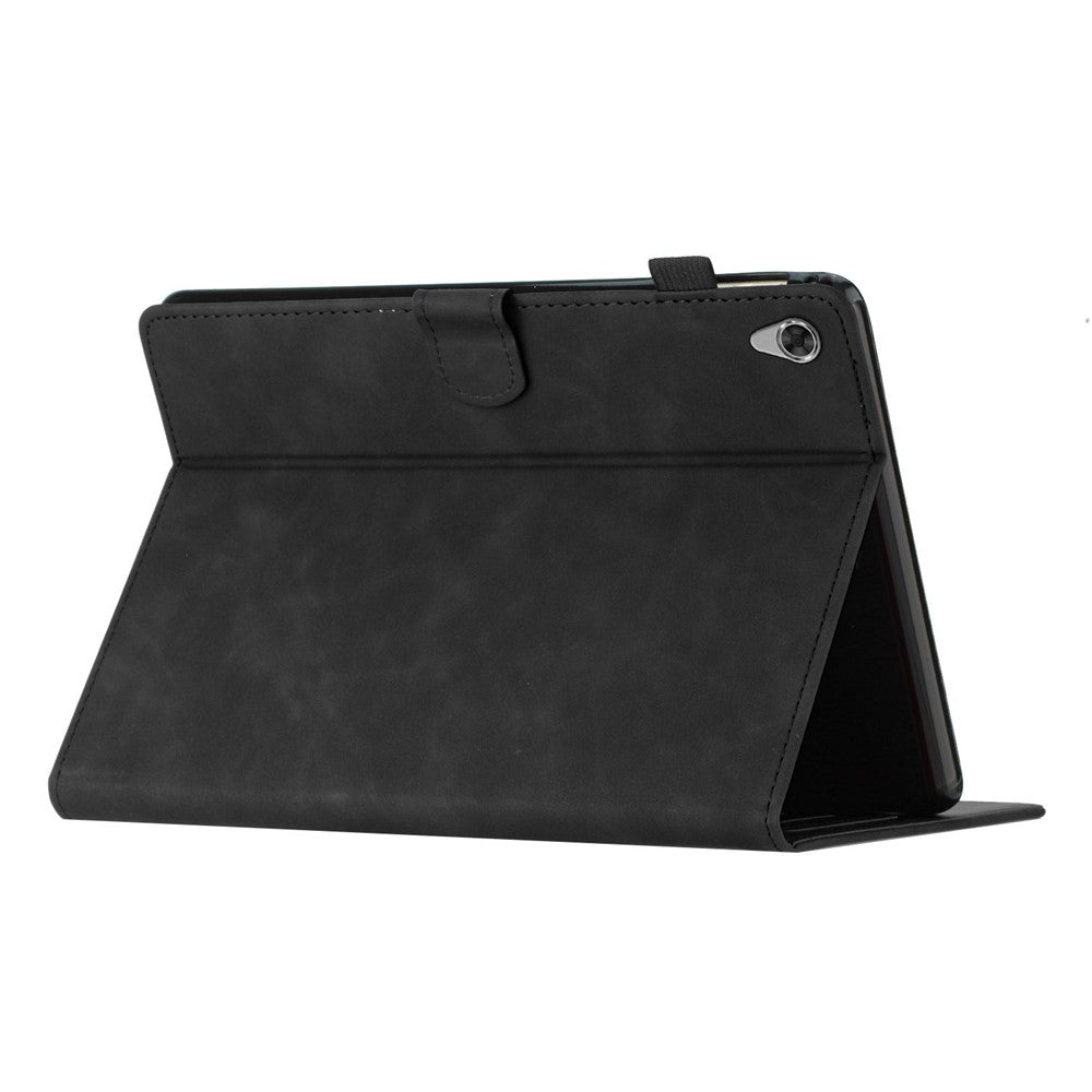 For Lenovo Tab M10 HD Gen 2 X306X Card Holder Tablet Case Imprinted Leather Stand Tablet Cover