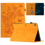 For Lenovo Tab M10 HD Gen 2 X306X Card Holder Tablet Case Imprinted Leather Stand Tablet Cover