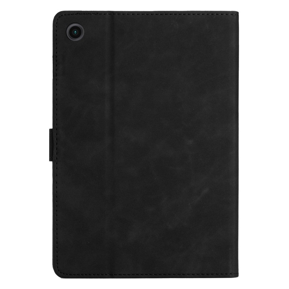 For Lenovo Tab M10 Plus X606F PU Leather Tablet Case Card Slot Stand Imprinted Butterfly Cover