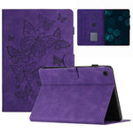 For Lenovo Tab M10 (Gen 3) PU Leather Tablet Case Card Slot Imprinted Stand Tablet Cover