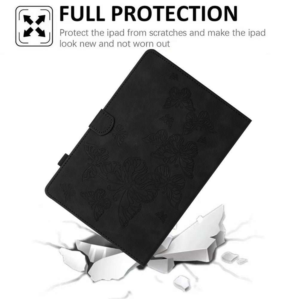 For Lenovo Tab M10 Plus (3rd Gen) / Xiaoxin Pad 2022 10.6 inch Leather Tablet Case Card Slot Stand Imprinted Cover