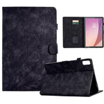 Tree Imprinted Leather Cover for Lenovo Tab M9 TB-310FU Anti-Drop Protective Case with Card Slot