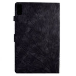 Tree Imprinted Leather Cover for Lenovo Tab M9 TB-310FU Anti-Drop Protective Case with Card Slot