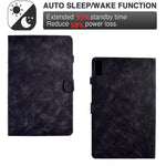 Tree Imprinted Leather Cover for Lenovo Tab M9 TB-310FU Anti-Drop Protective Case with Card Slot